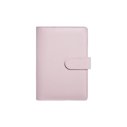 Portable Macaron Soft Leather A5 / A6 Loose-Leaf Notebook Handbook