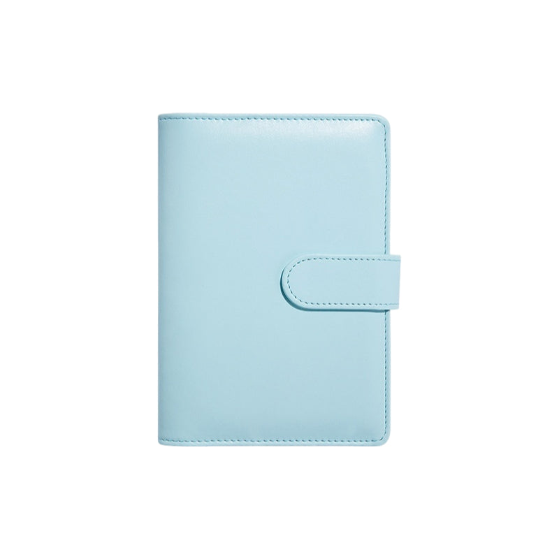 Portable Macaron Soft Leather A5 / A6 Loose-Leaf Notebook Handbook