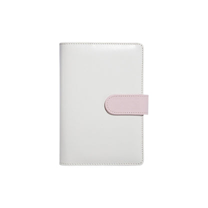 Portable Macaron Soft Leather A5 / A6 Loose-Leaf Notebook Handbook