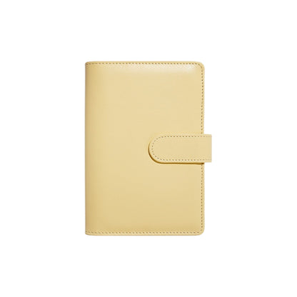 Portable Macaron Soft Leather A5 / A6 Loose-Leaf Notebook Handbook