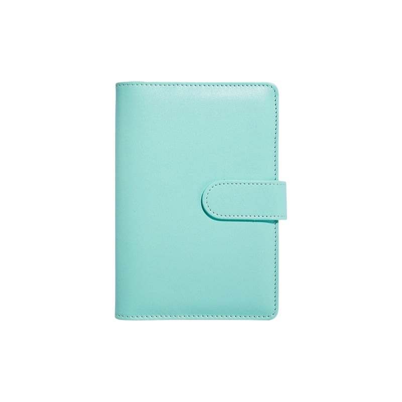 Portable Macaron Soft Leather A5 / A6 Loose-Leaf Notebook Handbook